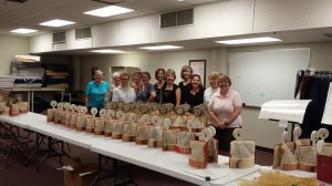 Making Hymnal Angels on August 20, 2014.