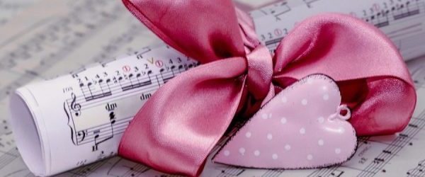 music, love, romance, sheet music, pink ribbon, heart, valentine, melody, musical notes, romantic gift, music lover, love song, decoration, music background, music theme, celebration, elegant, classical music, creative, artistic, passion, musical composition, music art, love note, sentiment